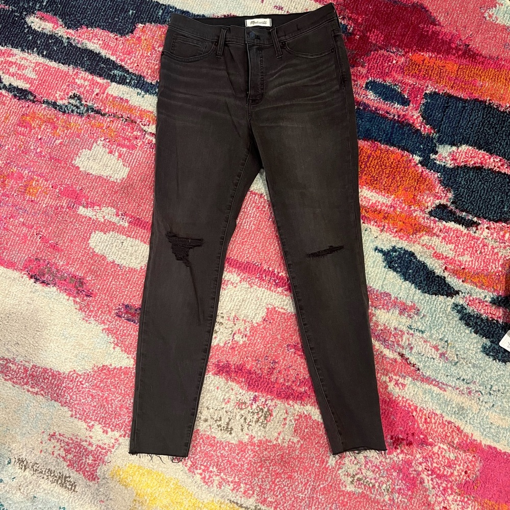 NWT Madewell 9” Mid-Rise Black Skinny Jeans